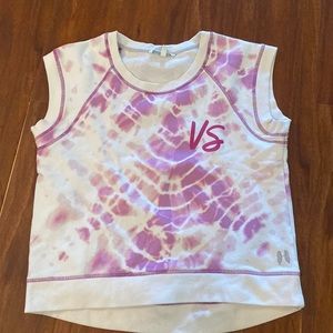 Victoria’s Secret VS sweater tie dye tank T-shirt